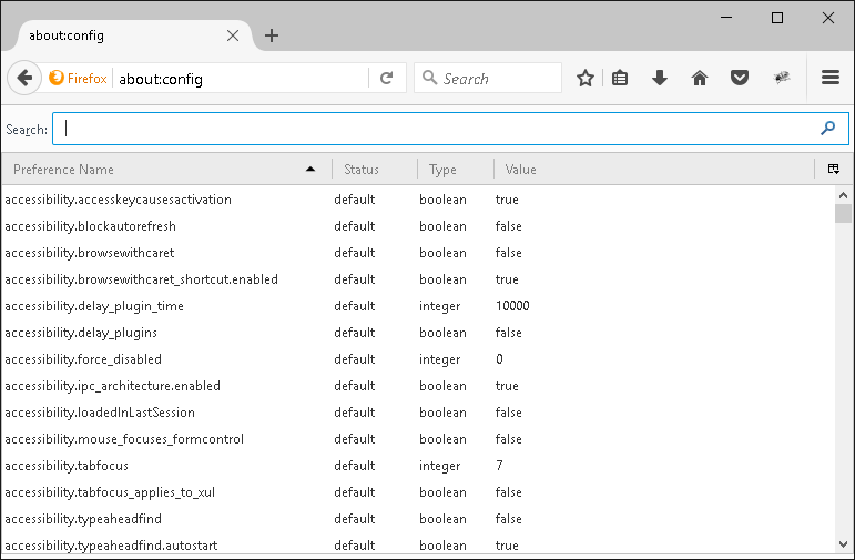 Enable TLS 1.1/1.2 in Mozilla Firefox