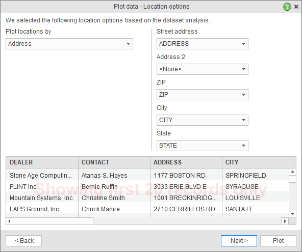 Map Data from Microsoft Excel with MapBusinessOnline