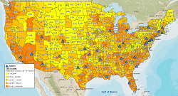Create Heat Maps & Color Coded Maps Online | Heat Map Software