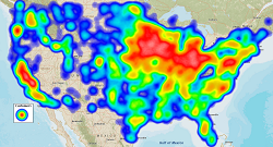 Create Heat Maps & Color Coded Maps Online | Heat Map Software