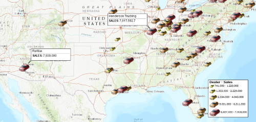 Heat Maps & Color Coded Maps | MapBusinessOnline