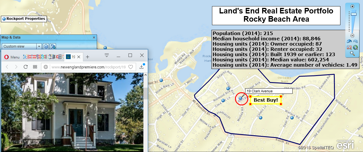Real estate mapping software