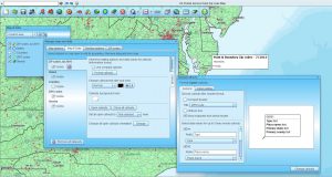 Map & Data opened up for label editing