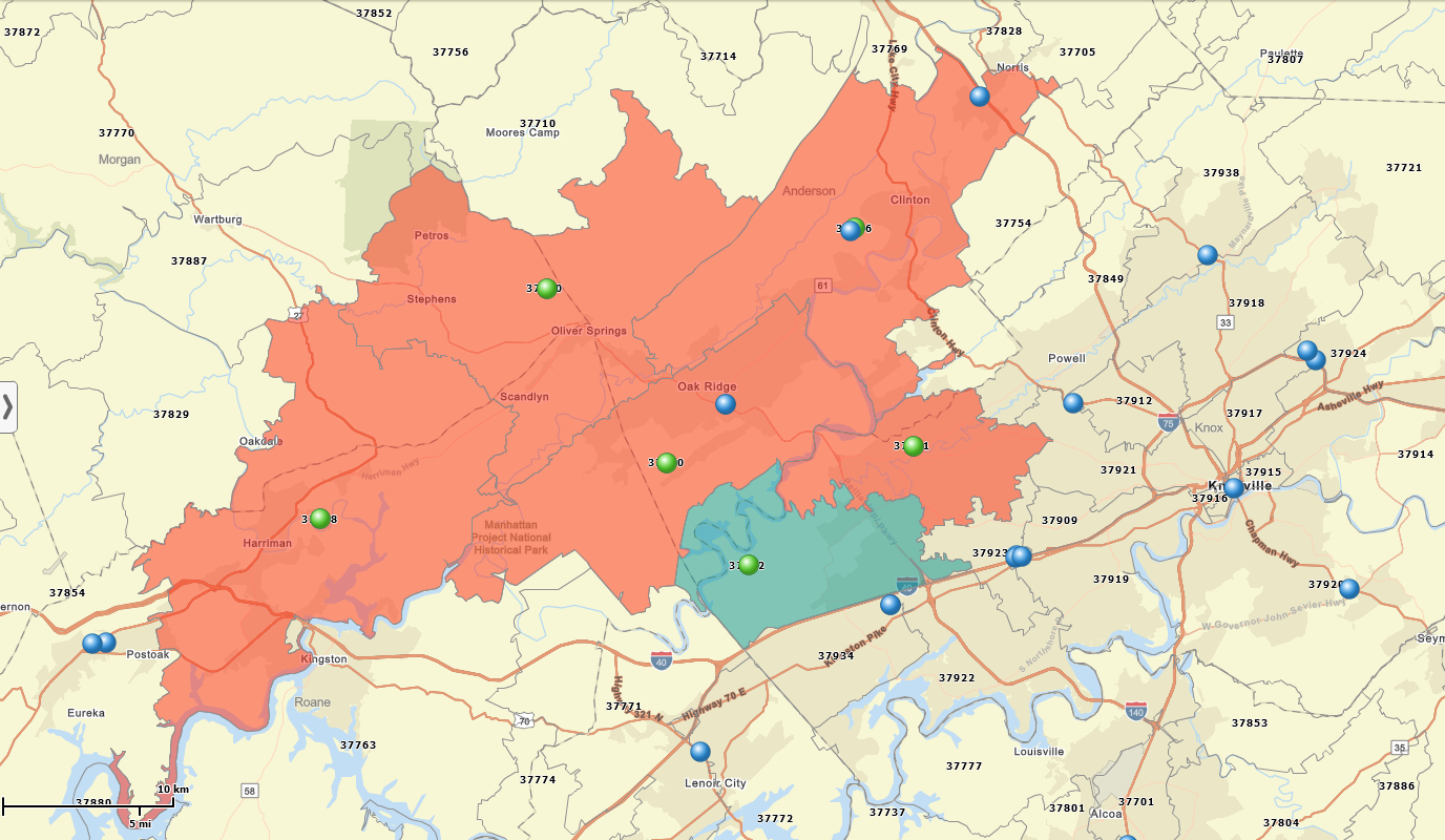Media distribution map