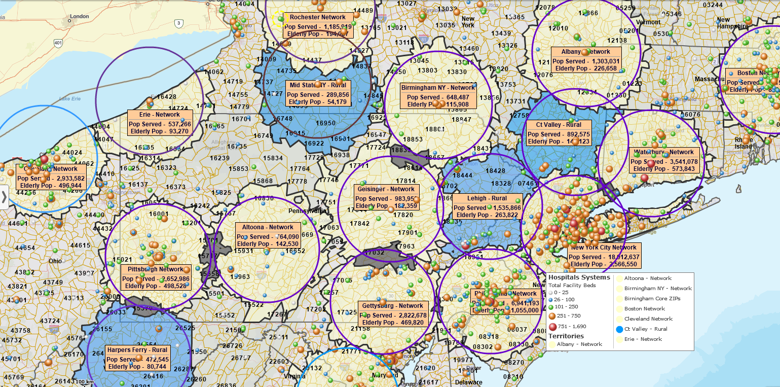 HMO coverage area map