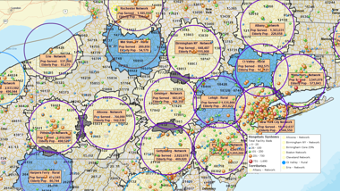 Healthcare – Coverage Area Mapping
