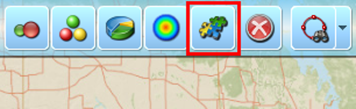 Color code map layer boundaries command