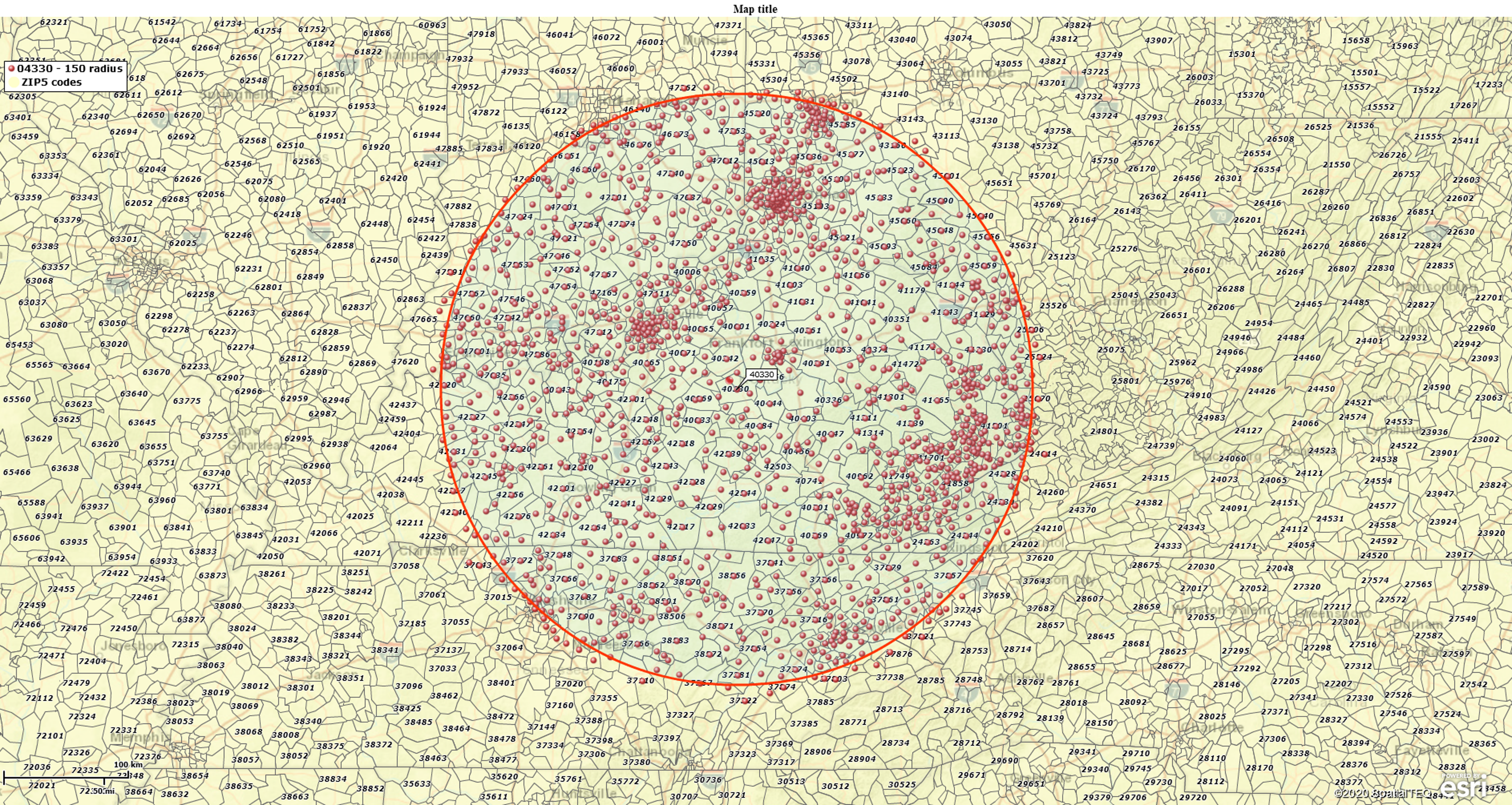 ZIP Code Centroid Points