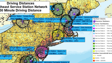 Dispatch Jobs to Field Staff Using Drive Time Territories