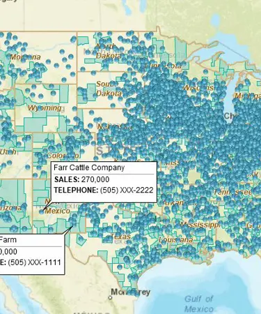 Map visualization of your data