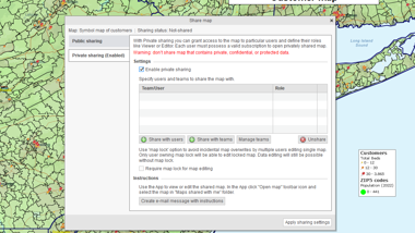 Share Business Maps