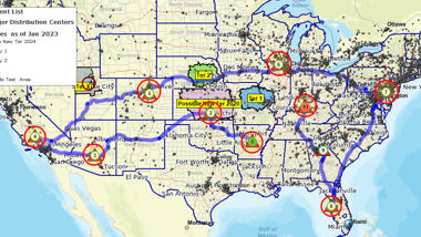 Plan Sales, Service and Delivery Routes