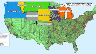 Mix Territory Alignment Layers on One Map