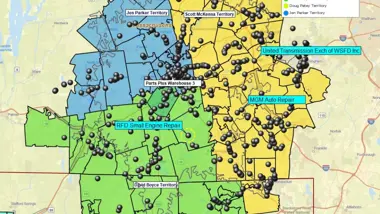 Find Leads or Competitors in a Territory