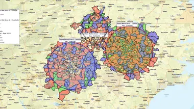 Radius or Drive-Time Territories