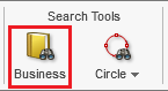Business listings search icon