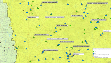 Find Leads or Competitors in a Sales Territory