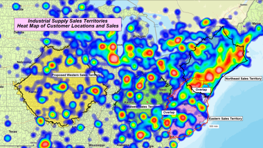 Map Sales Performance Across Your Markets