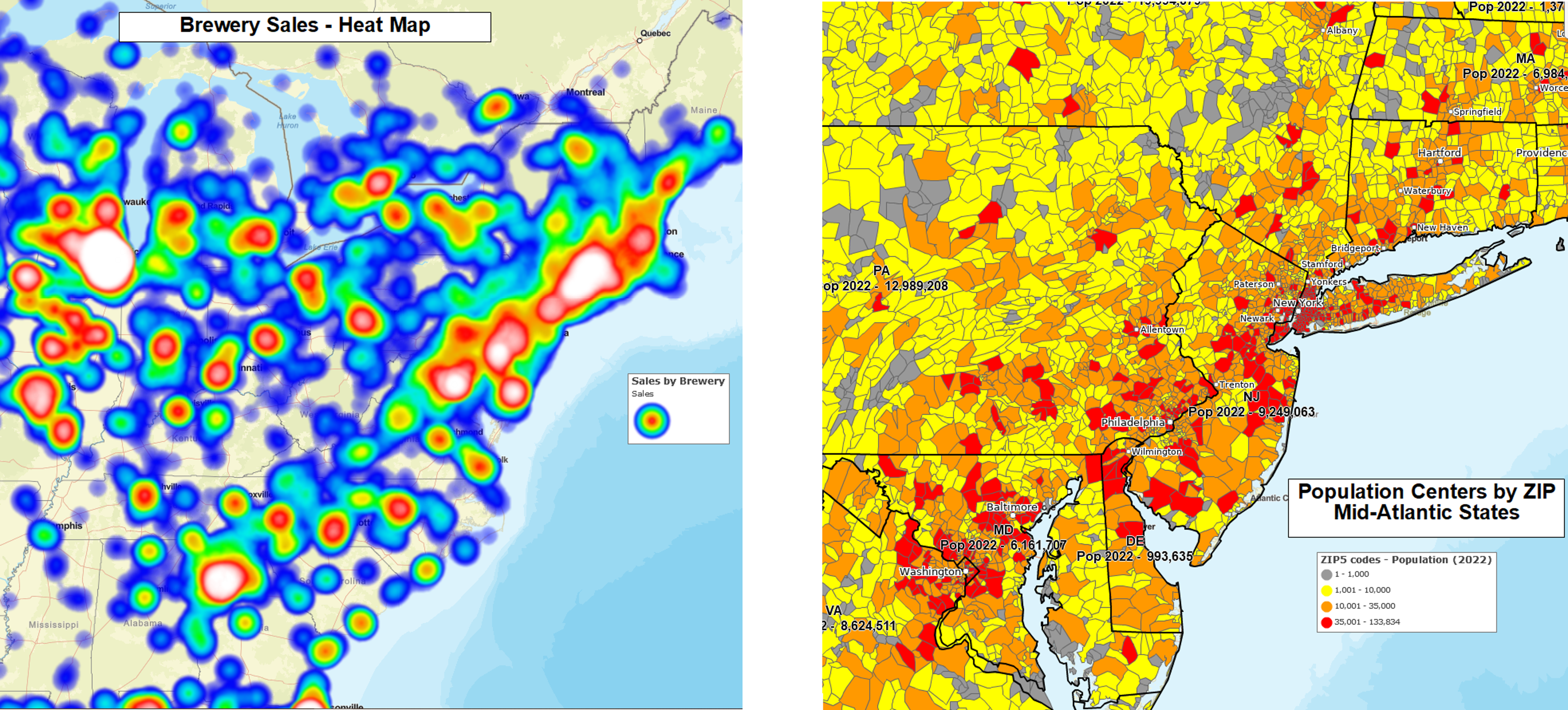 Point and boundary heat maps