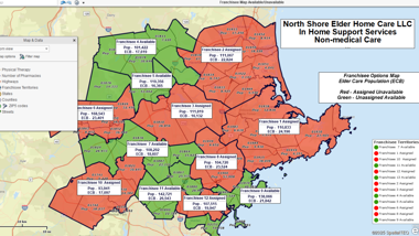 Track Territory Status by Region or ZIP Code