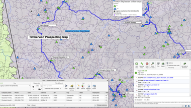 Manufacturing – Prospecting & Route Planning