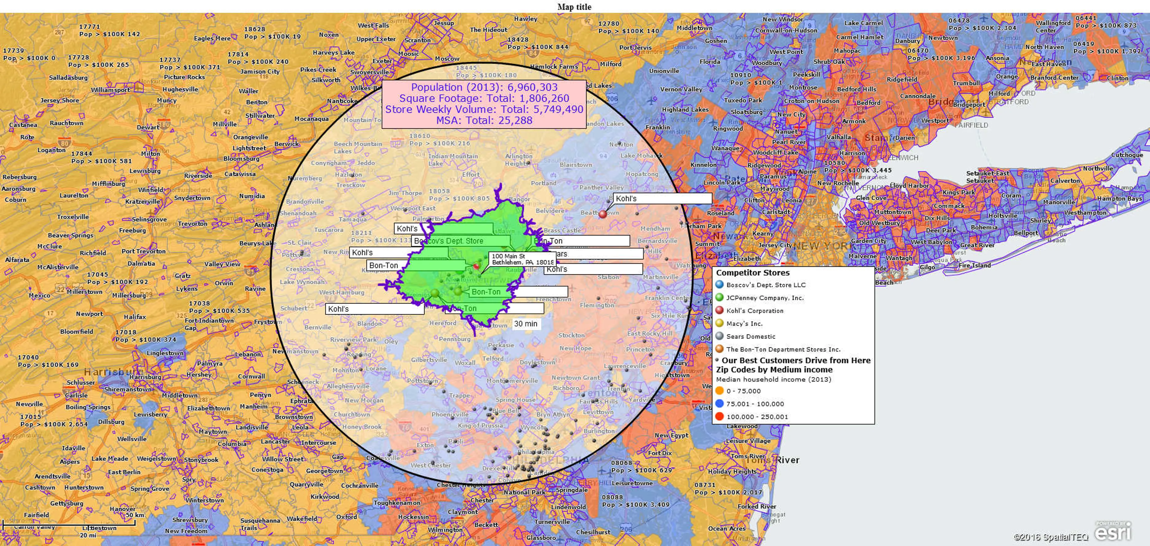 Retail Map Analysis