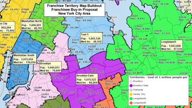 Balance Territories across Franchisees
